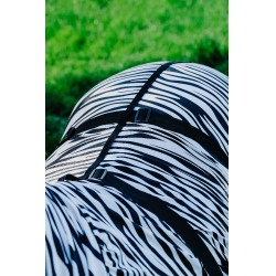Camisa anti-eczema zebra Riding World Zebra preto / branco Motivos Camisa anti-eczema zebra Riding World Zebra preto / branco Motivos