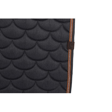 Almofada de sela Equithème Khadi Cinza escuro Cinzento