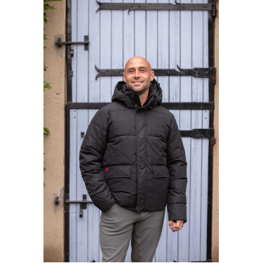 Casaco acolchoado Auteuil Paddock Sports Preto Casaco acolchoado Auteuil Paddock Sports Preto