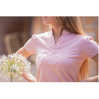 Polo Iliana Penélope Rosa em pó