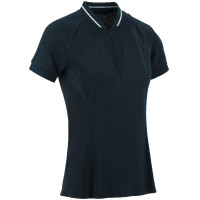 Pólo Equithème Elodie de mangas curtas Azul-marinho Pólo Equithème Elodie de mangas curtas Azul-marinho