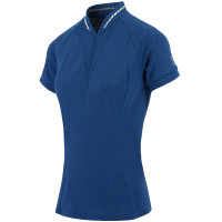 Pólo Equithème Elodie de mangas curtas Azul-marinho Pólo Equithème Elodie de mangas curtas Azul-marinho