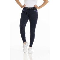 Calça Equithème Kylie com assento de silicone Azul-marinho Calça Equithème Kylie com assento de silicone Azul-marinho