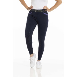Calça Equithème Kylie com assento de silicone Azul-marinho Calça Equithème Kylie com assento de silicone Azul-marinho