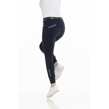 Calça Equithème Kylie com assento de silicone Azul-marinho Calça Equithème Kylie com assento de silicone Azul-marinho