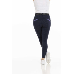 Calça Equithème Kylie com assento de silicone Azul-marinho Calça Equithème Kylie com assento de silicone Azul-marinho