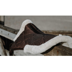 Amortecedor Equithème Pro air Chocolate Castanho