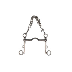 Mors de embocadura Metalab com passagem de língua