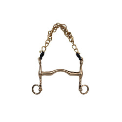 Freio de embocadura Metalab cyprium hastes curtas