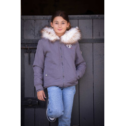 Bombers Eden por PL Lyon Glitter cinza Cinzento