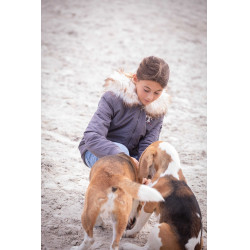 Bombers Eden por PL Lyon Glitter cinza Cinzento