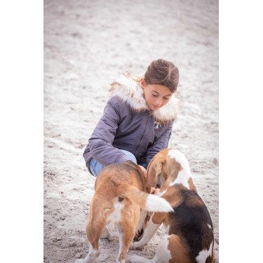 Bombers Eden por PL Lyon Glitter cinza Cinzento