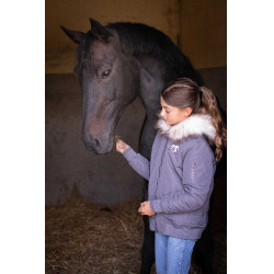 Bombers Eden por PL Lyon Glitter cinza Cinzento