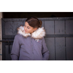 Bombers Eden por PL Lyon Glitter cinza Cinzento