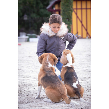 Bombers Eden por PL Lyon Glitter cinza Cinzento