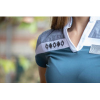 Polo Pénélope Indy Azul petróleo