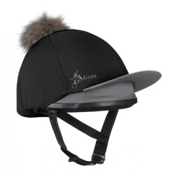 Toque My LeMieux para capacete Preto / cinza Cinzento