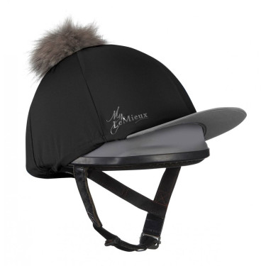 Toque My LeMieux para capacete Preto / cinza Cinzento