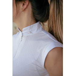 Polo de competição Pénélope Seville Areia Amarelo