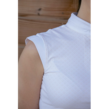 Polo de competição Pénélope Seville Areia Amarelo