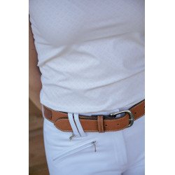 Polo de competição Pénélope Seville Areia Amarelo