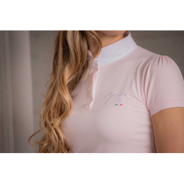 Polo de competição Pénélope Madrid de mangas curtas Polo de competição Pénélope Madrid de mangas curtas