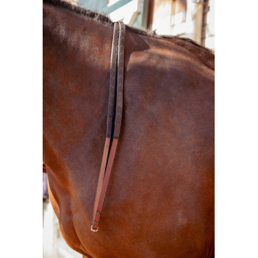 Rendas de borracha Pénélope US Avelã Castanho