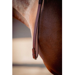 Rendas de borracha Pénélope US Avelã Castanho