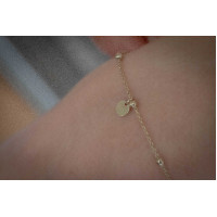 Pulseira Pénélope Eugénie dourada Dourado Ouro