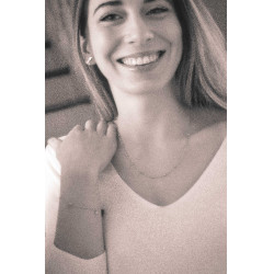 Colar Penélope Eugénie Dourado Ouro Colar Penélope Eugénie Dourado Ouro