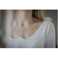 Colar Penélope Eugénie Dourado Ouro Colar Penélope Eugénie Dourado Ouro