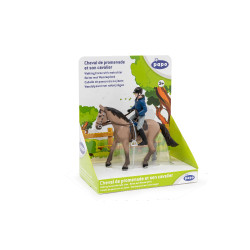 Cavalo de passeio e seu cavaleiro Papo