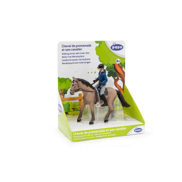 Cavalo de passeio e seu cavaleiro Papo