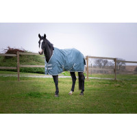 Capa Equithème Tyrex 600D reciclada Azul-marinho Capa Equithème Tyrex 600D reciclada Azul-marinho