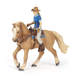 Cavalo western e sua amazona Papo Cavalo western e sua amazona Papo