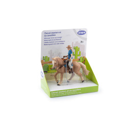 Cavalo western e sua amazona Papo Cavalo western e sua amazona Papo