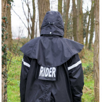 Impermeável Equithème RiderCoat Preto Impermeável Equithème RiderCoat Preto