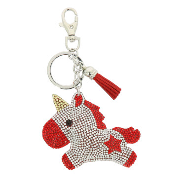 Chaveiro Equi-Kids Baby unicórnio Estrela Vermelho Chaveiro Equi-Kids Baby unicórnio Estrela Vermelho