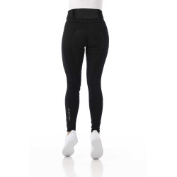 Calça softshell Equitheme Kitzbuhl com fundo de silicone Preto