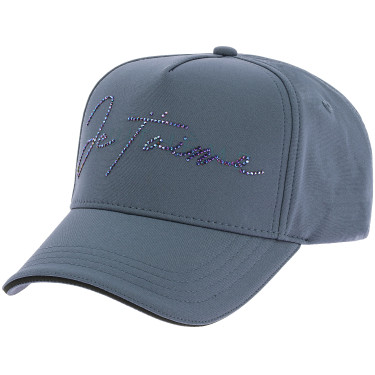 Boné Je t'aime Equithème Aude Azul / cinza