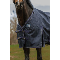 Manta de exterior Equithème Anatomic combo 1200D Marinho Azul-marinho