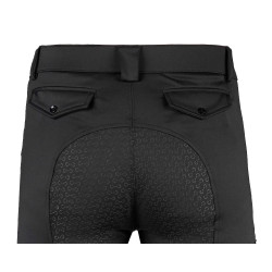 Calças com assento de silicone Riding World River para homem Preto