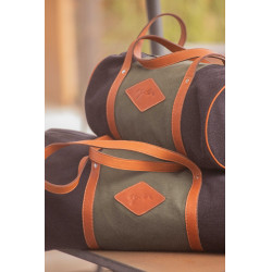 Saco Pénélope Canvas Bowl Verde / preto Saco Pénélope Canvas Bowl Verde / preto