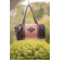 Saco Pénélope Canvas Bowl Preto / rosa velho