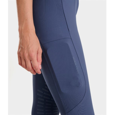 Calça de equitação X-perform Iconic Horse Pilot feminina Índigo Vintage Azul