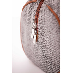 Bolsa Pénélope Nina Bowl cinza modelo pequeno Cinzento