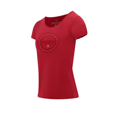 Camiseta Equithème Anna de mangas curtas Cereja Vermelho Camiseta Equithème Anna de mangas curtas Cereja Vermelho