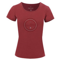 Camiseta Equithème Anna de mangas curtas Cereja Vermelho Camiseta Equithème Anna de mangas curtas Cereja Vermelho