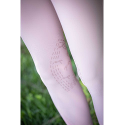 Calça de equitação Elegância Pénélope Rosa em pó Calça de equitação Elegância Pénélope Rosa em pó