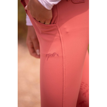 Calça de equitação Elegância Pénélope Rosa velho